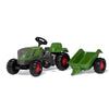 Traktor na pedale rollyKid Fendt 516 Vario sa prikolicom - 013166