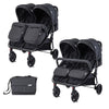 Kolica za blizance Lorelli Duo - Black (Crna)