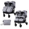 Kolica za blizance Lorelli Duo - Grey (Siva)