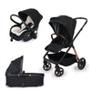 Jungle Lumi kolica 3 u 1 za bebe-crna