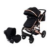 2u1 Kombinovana kolica Jungle Oxy - Black (Crna)