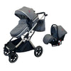 NouNou G2 2u1 kombinovana kolica za bebe - NN0008 Light grey (Svetlo siva)