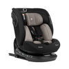 Auto sedište Kinderkraft i-Hike crno i sivo sa sigurnosnim pojasevima i Isofix bazom.