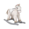 Kikka Boo Horse plišana igračka za ljuljanje sa zvukom - White (Bela)