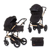 Kombinovana kolica za bebe Chipolino Camea - Ebony (Crna)