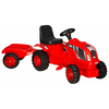Traktor na pedale MMX Plus sa prikolicom - Crvena