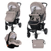 2u1 Kolica za bebe Lorelli Daisy Basic - String beige (Bež)