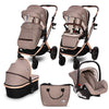 3u1 Kolica za bebe Lorelli Glory - Bež (Beige)
