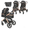 Kombinovana kolica za bebe Lorelli Viola - Black (Crna)