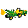 Traktor na pedale rollyJunior John Deere sa prikolicom i utovarivačem - 811496