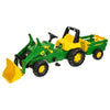 Traktor na pedale rollyJunior John Deere sa prikolicom i utovarivačem - 811496