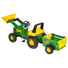 Traktor na pedale rollyJunior John Deere sa prikolicom i utovarivačem - 811496