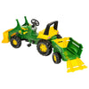 Traktor na pedale rollyJunior John Deere sa prikolicom i utovarivačem - 811496