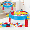 2u1 Kreativni sto Dolu sa kockama - 030726 - www.decjibazar.rs
