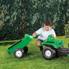 Traktor na pedale Dolu Ranchero sa prikolicom i utovarivačem - 080486 Zelena