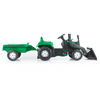 Traktor na pedale Dolu Ranchero sa prikolicom i utovarivačem - 080486 Zelena
