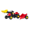 Traktor na pedale rollyKid-X sa prikolicom i utovarivačem - 023127
