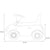 Guralica za decu Jungle Fiat 500