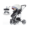 Kombinovana kolica za bebe BBO TIffany (618) - Fashion white (Moda, bela)