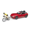Roadster sa biciklom i biciklistom - Bruder slobodno vreme - 034856