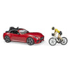 Roadster sa biciklom i biciklistom - Bruder slobodno vreme - 034856