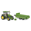 Traktor John Deere 5115 M sa kiper prikolicom - Bruder poljoprivreda - 021085