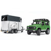 Džip Land Rover Defender sa prikolicom za konje - Bruder slobodno vreme - 025922