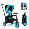 6u1 Sklopivi tricikl smarTrike STR3+ - Blue, plava