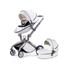 2u1 Kolica za bebe Hot Mom F22 - White (Bela)