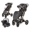 2u1 Kolica za bebe Lorelli Storm - Luxe black (Crna)
