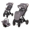 2u1 Kolica za bebe Lorelli Storm - Steal grey (Tamno siva)