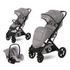 2u1 Kolica za bebe Lorelli Storm - Opalinel grey (Svetlo siva)