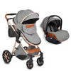 Moni Alma 2u1 kombinovana kolica - Dark grey (Tamnosiva)