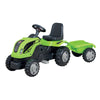 Traktor na pedale MMX sa prikolicom - Zelena